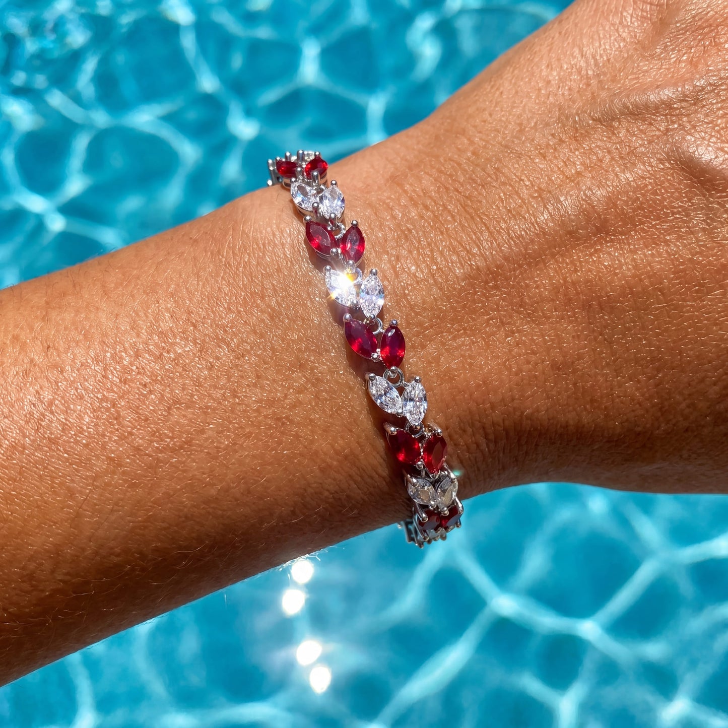 ICED OUT "FLOWER" ARMBAND - ICERAIN JEWELRY