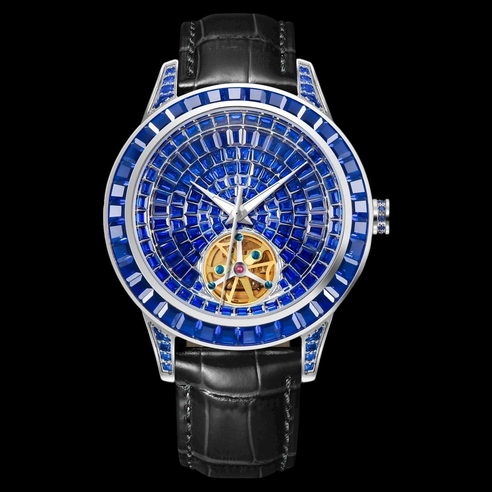ICED OUT AUTOMATIK "FACE" UHR - ICERAIN JEWELRY