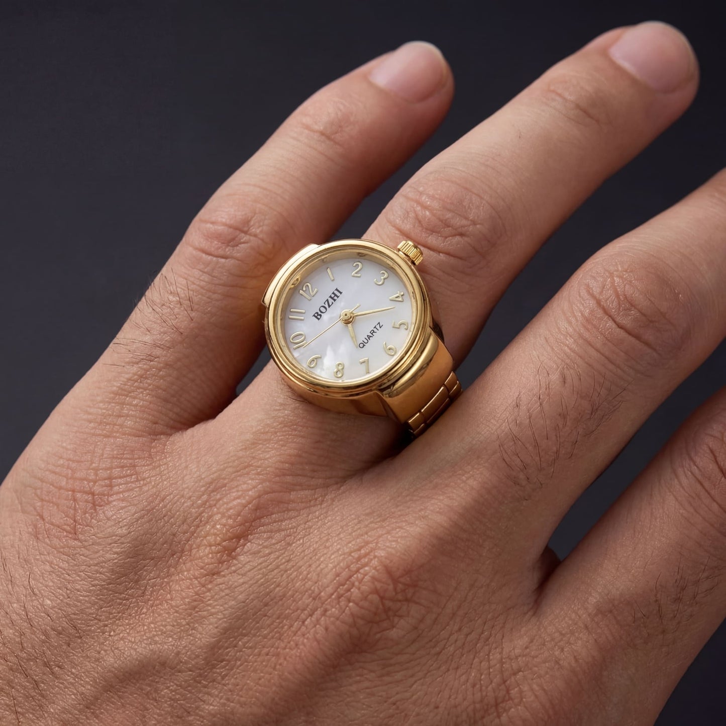 EDELSTAHL "OROLOGIO V2" RING - ICERAIN JEWELRY