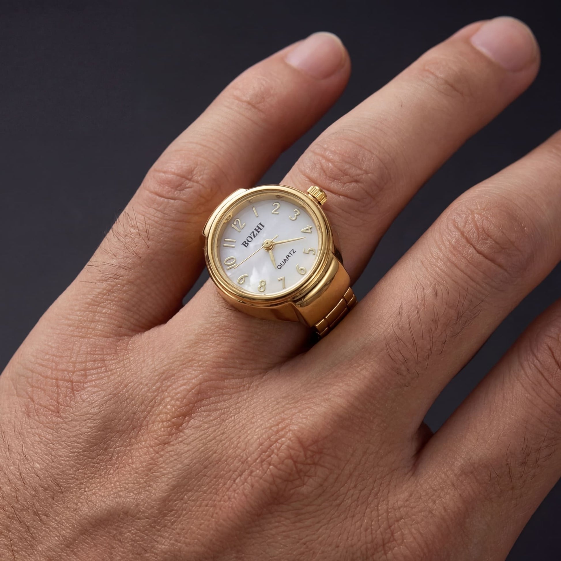EDELSTAHL "OROLOGIO V2" RING - ICERAIN JEWELRY