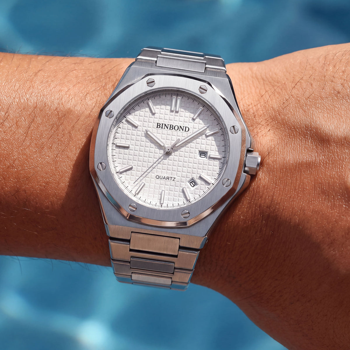 EDELSTAHL "DIOLARER" UHR - ICERAIN JEWELRY