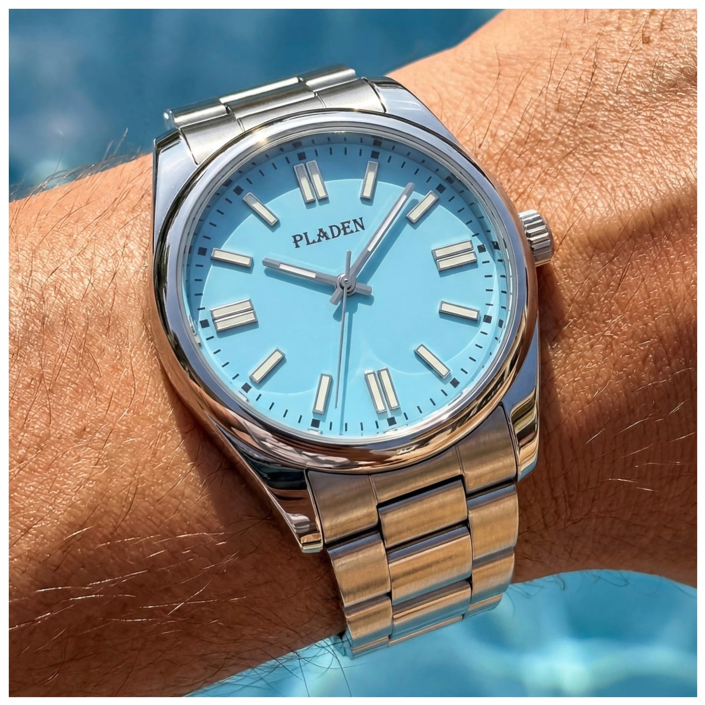 EDELSTAHL "TIFFSKO" UHR - ICERAIN JEWELRY