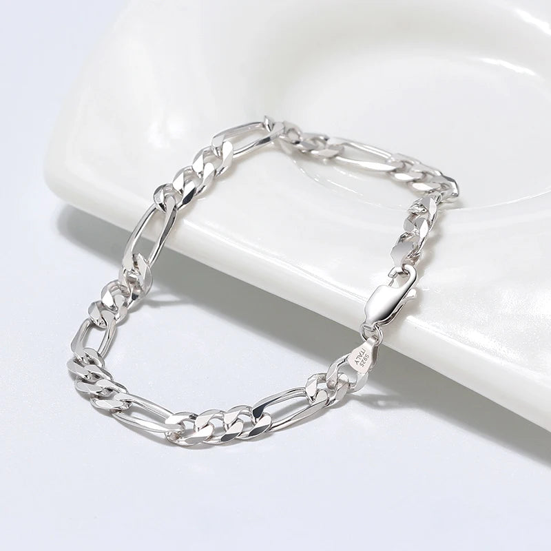 925S SILVER "FIGARO" ARMBAND [CLASSIC VERSION] - ICERAIN JEWELRY