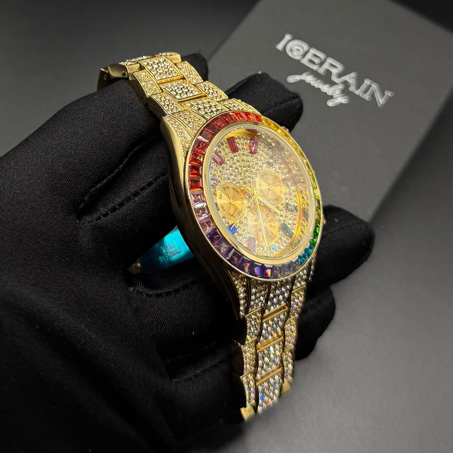 ICED OUT "SOLLINI" UHR - ICERAIN JEWELRY