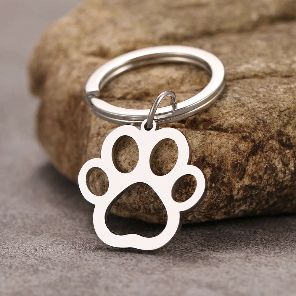 EDELSTAHL "DOG" SCHLÜSSELANHÄNGER - ICERAIN JEWELRY
