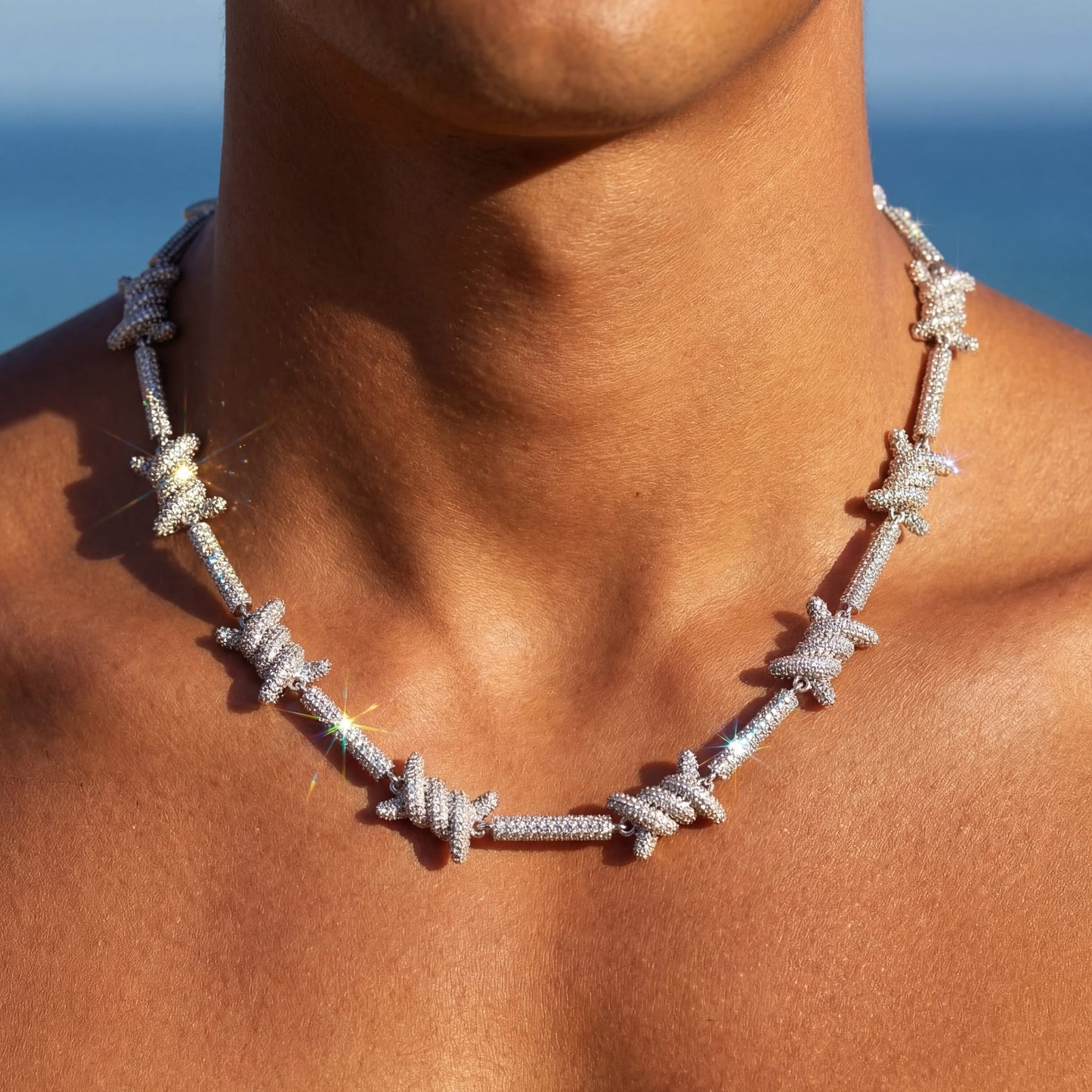 ICED OUT "TWISTED WIRE" KETTE - ICERAIN JEWELRY