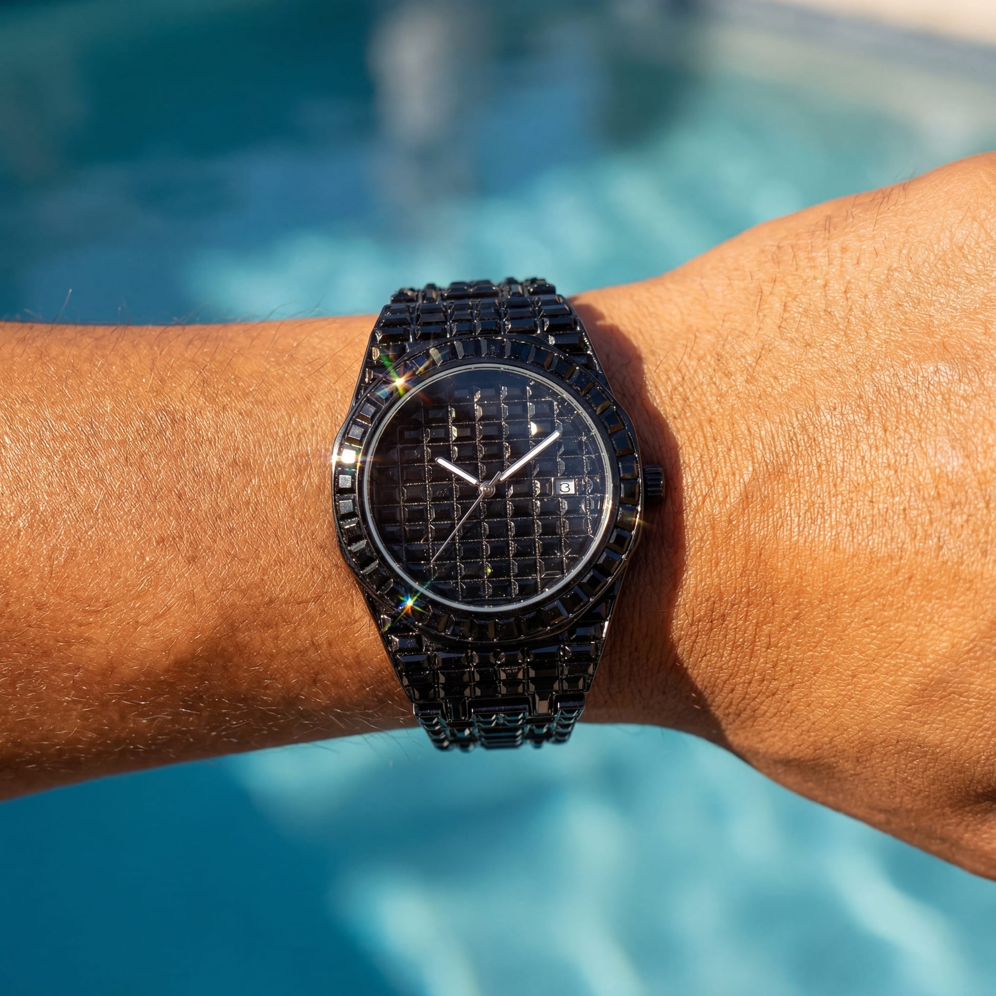 ICED OUT "VELESIMO" UHR - ICERAIN JEWELRY