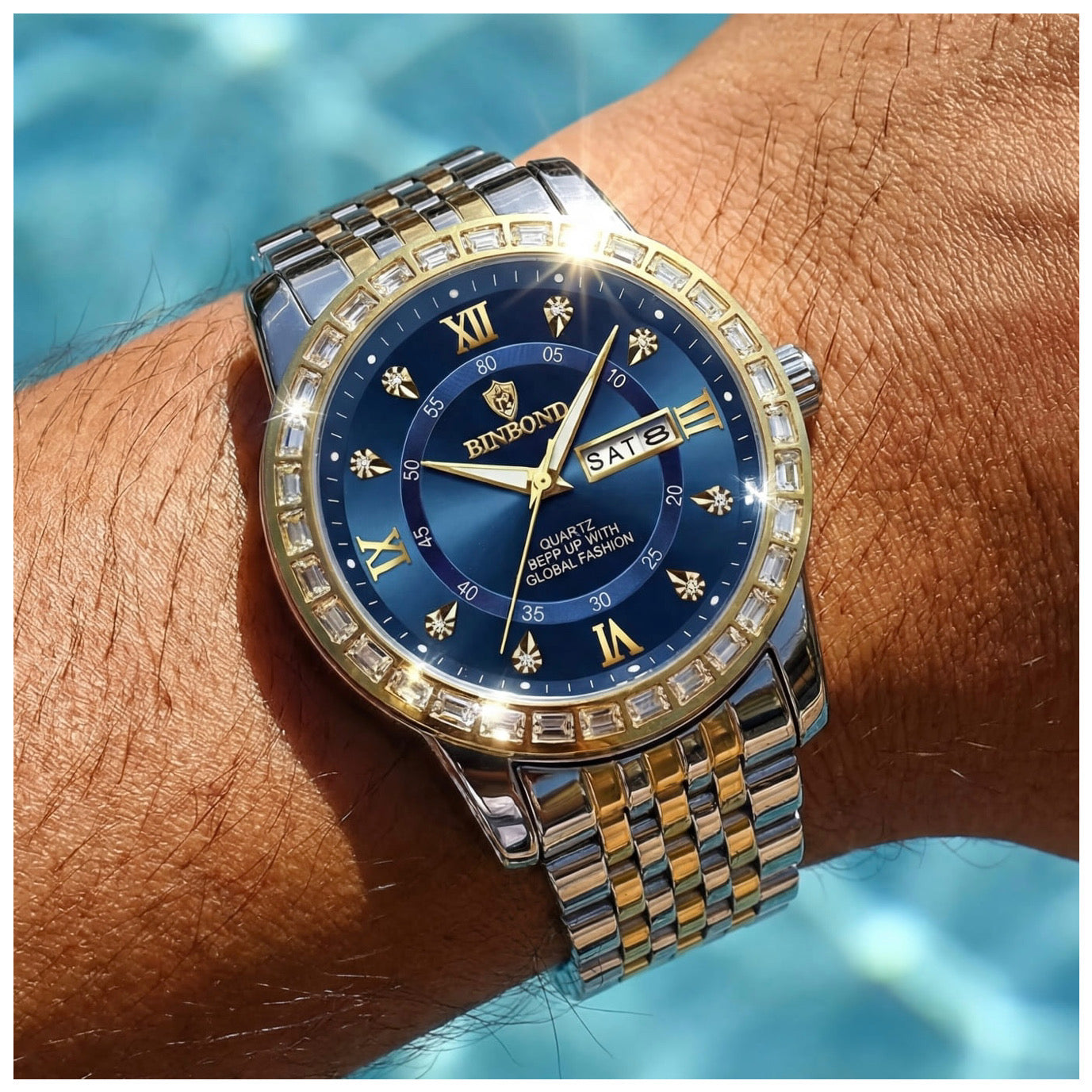 EDELSTAHL "RASERZ" UHR - ICERAIN JEWELRY