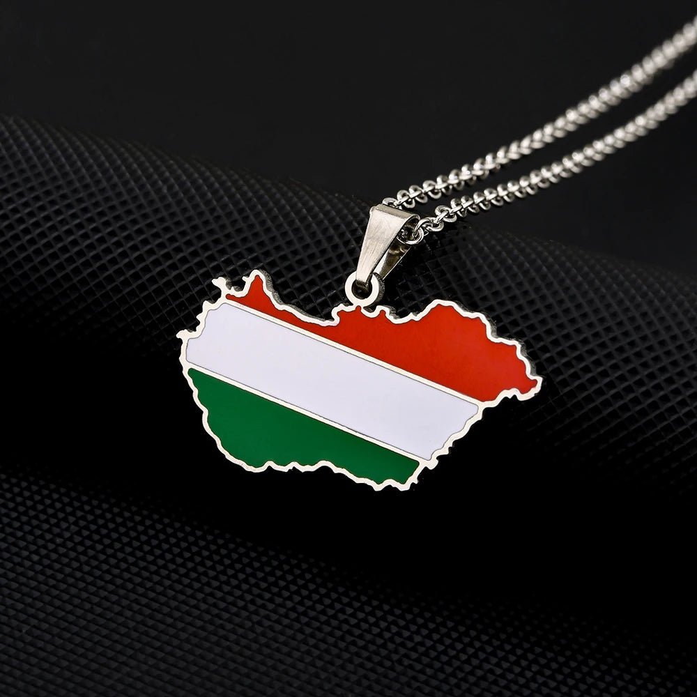 EDELSTAHL "HUNGARY" LÄNDERKETTE - ICERAIN JEWELRY