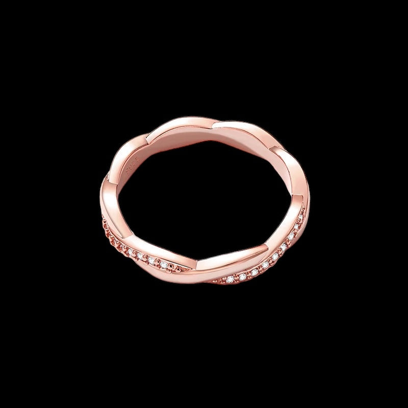 Luxus Iced Out "Rosegold Twaster" Ringe