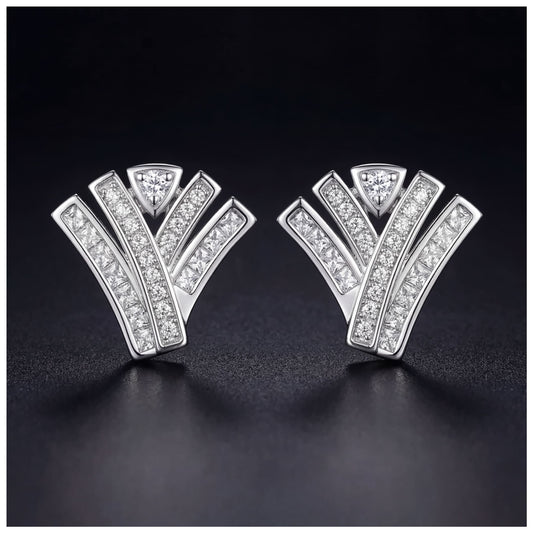 ICED OUT "WHAI" OHRRINGE - ICERAIN JEWELRY