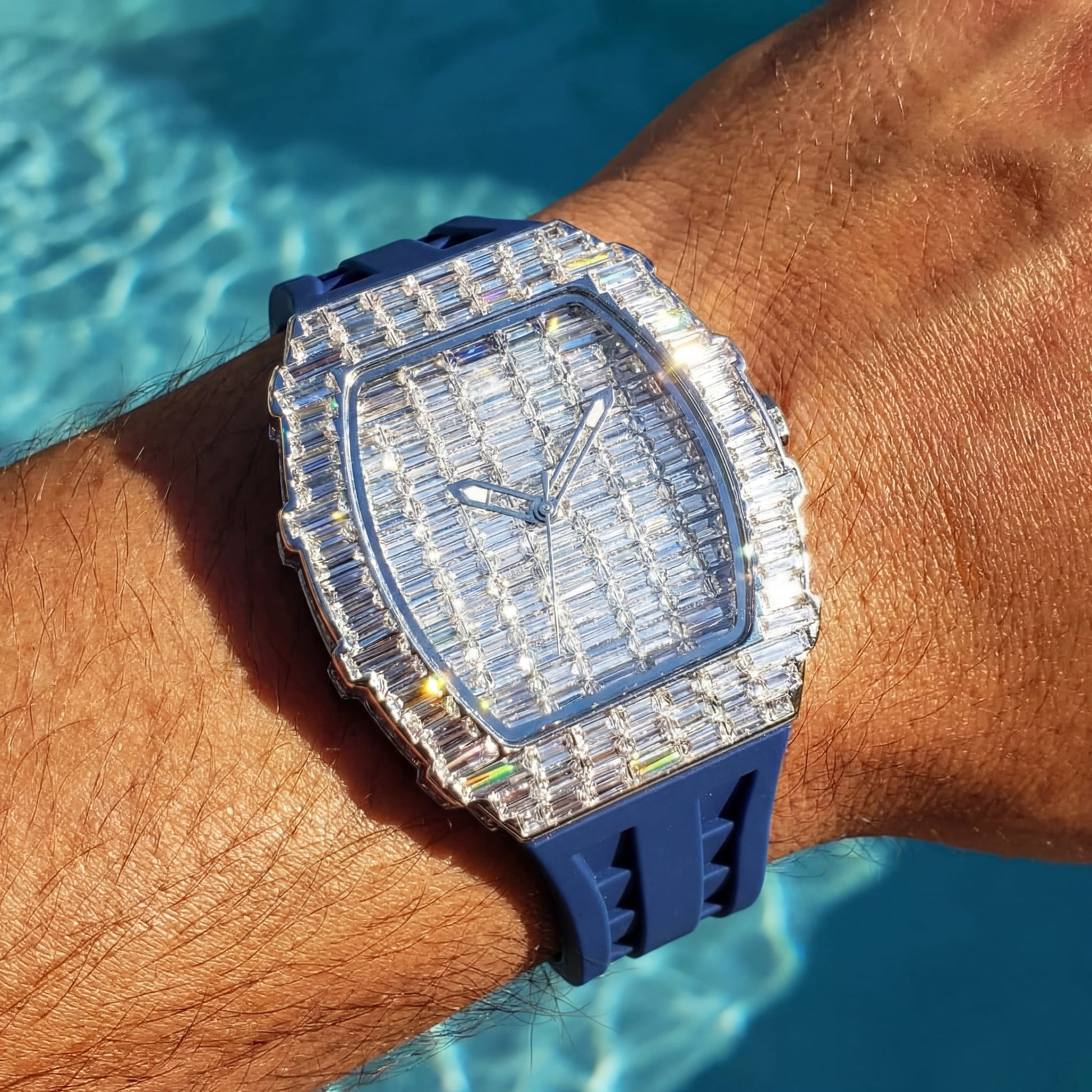 ICED OUT "PFISTER" UHR - ICERAIN JEWELRY