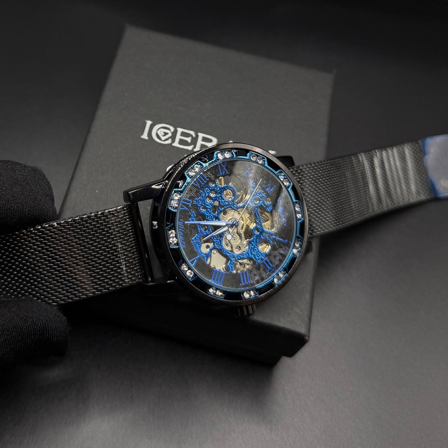 EDELSTAHL "WINNER" UHR - ICERAIN JEWELRY