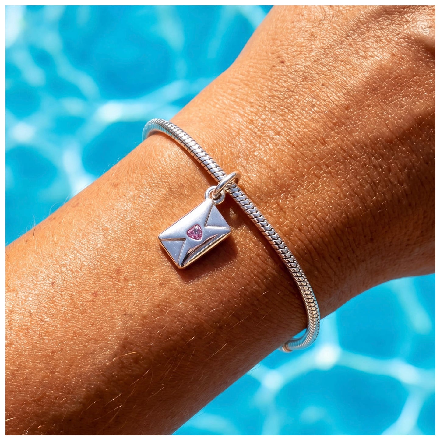 925S SILVER "POST" CHARM - ICERAIN JEWELRY