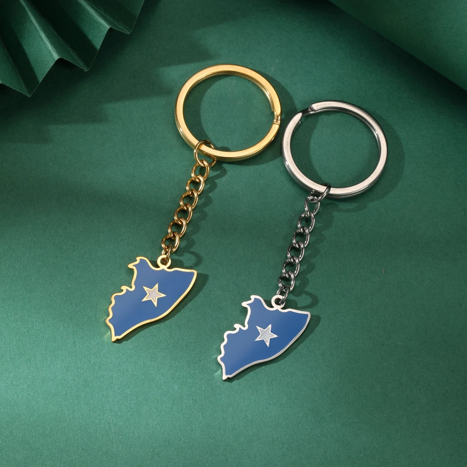 EDELSTAHL "SOMALIA" SCHLÜSSELANHÄNGER - ICERAIN JEWELRY