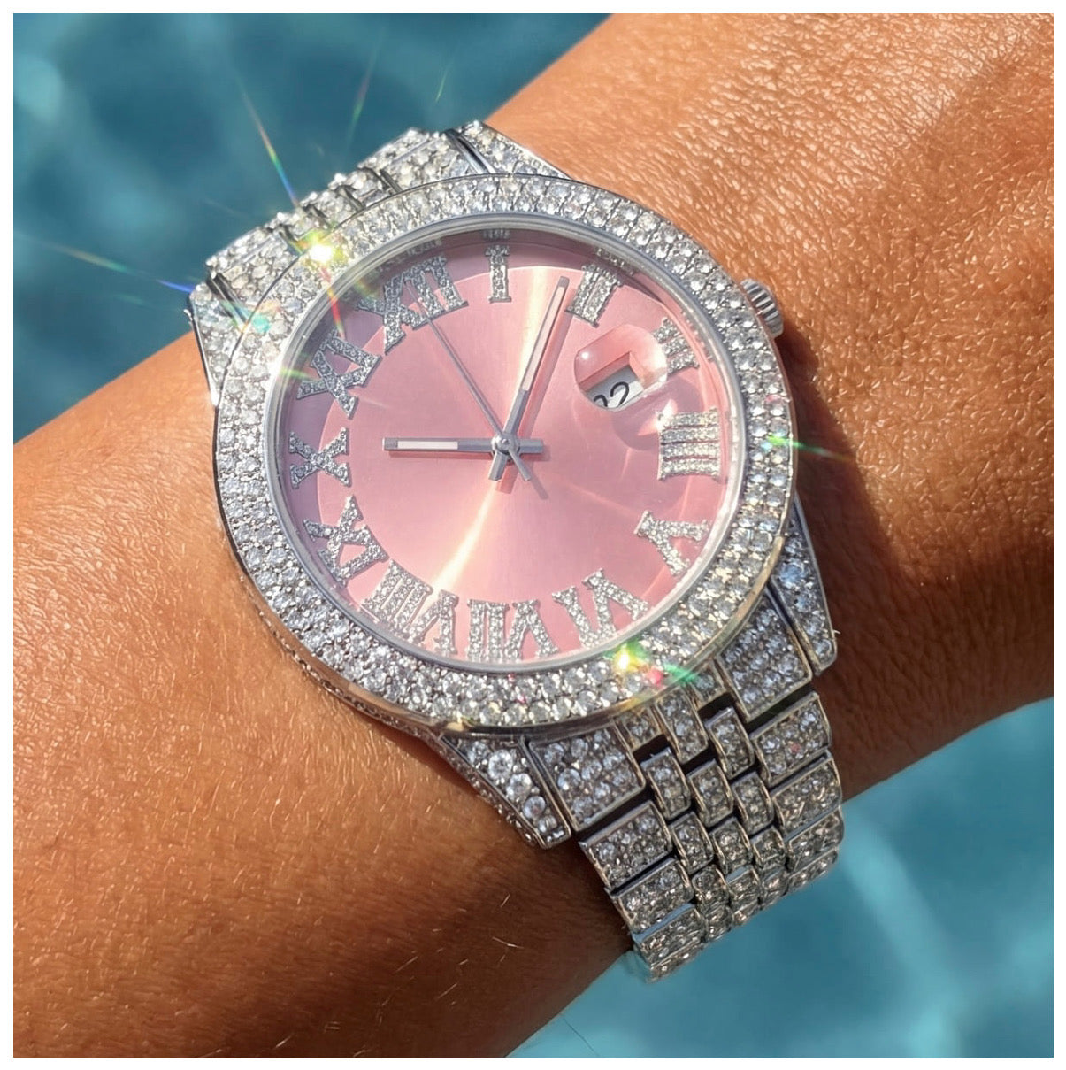ICED OUT "REGINA" UHR - ICERAIN JEWELRY