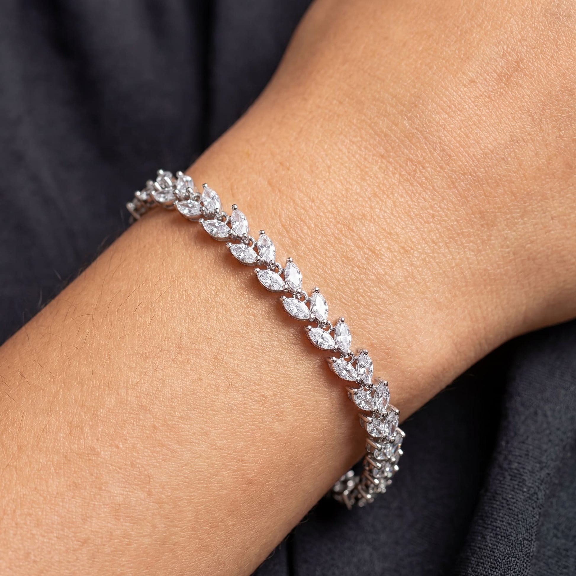 ICED OUT "FLOWER" ARMBAND - ICERAIN JEWELRY