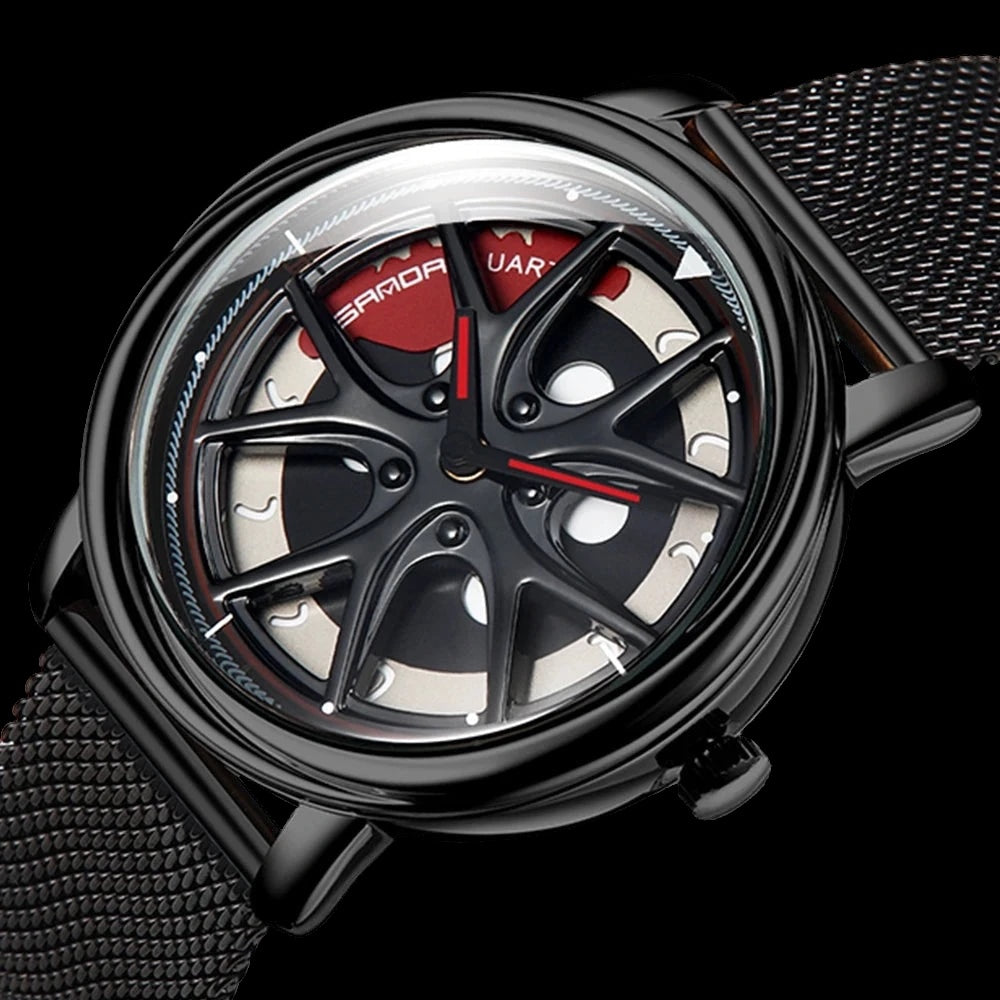 Luxus Sport "Fastly" Felgen Uhr