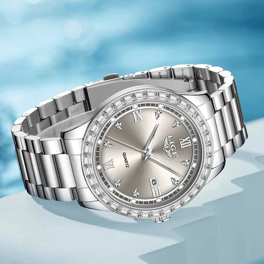 EDELSTAHL "ROYALITY" UHR - ICERAIN JEWELRY