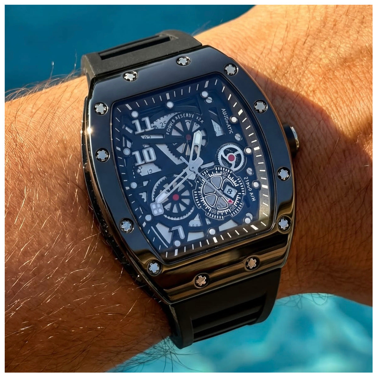 EDELSTAHL AUTOMATIK "WARRIOR" UHR - ICERAIN JEWELRY