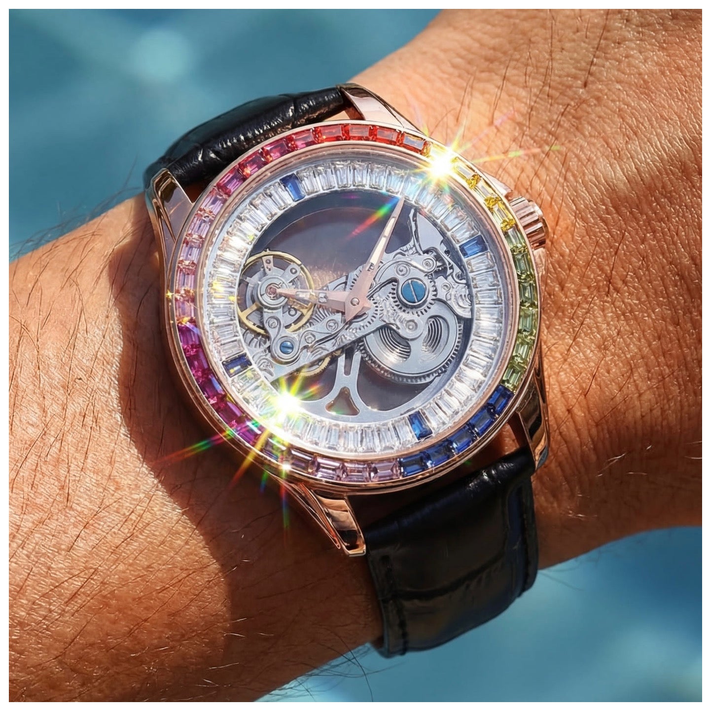 ICED OUT AUTOMATIK "MONTRANACO" UHR - ICERAIN JEWELRY