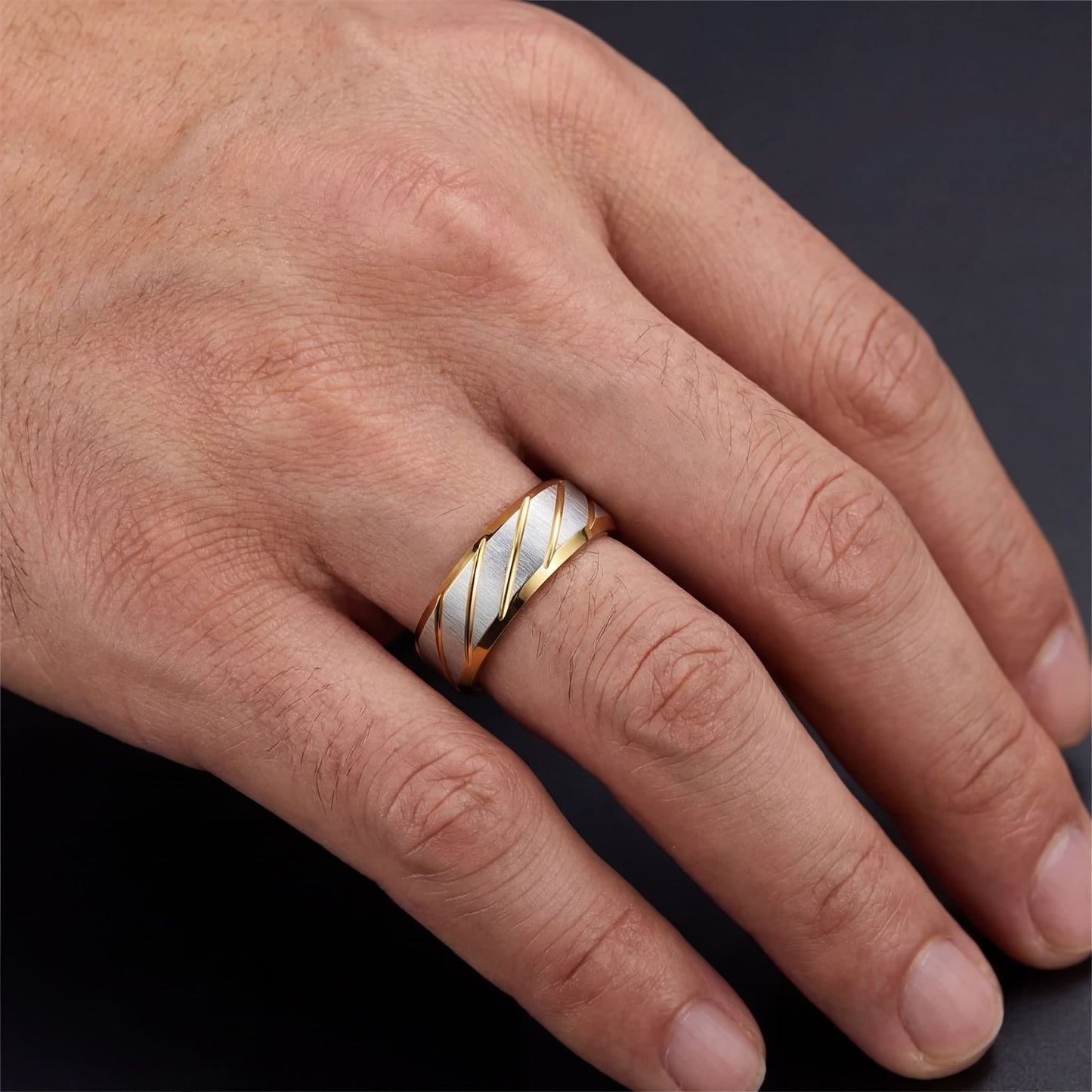 EDELSTAHL "WURSAL" RING - ICERAIN JEWELRY