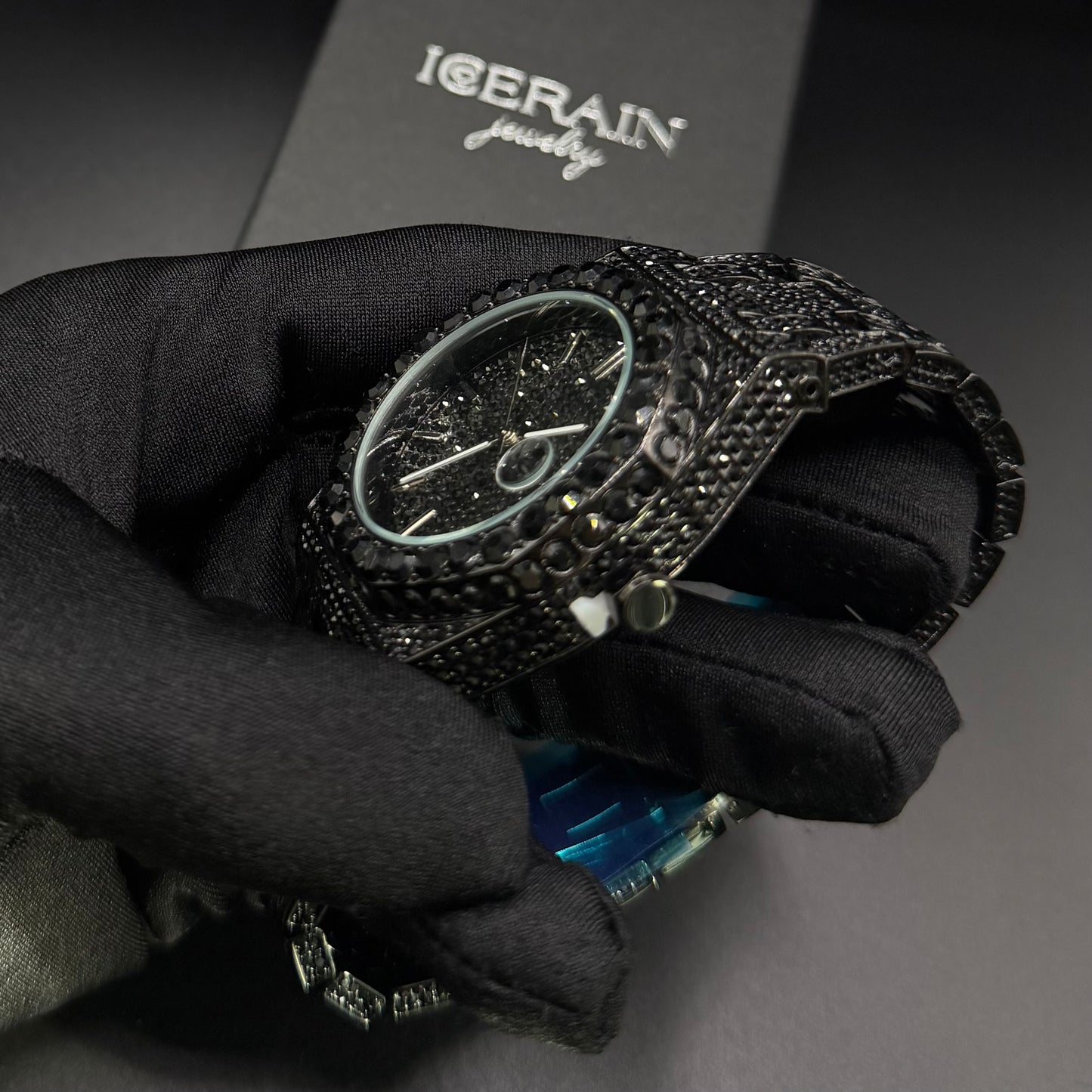 ICED OUT "APOSTEL" UHR - ICERAIN JEWELRY