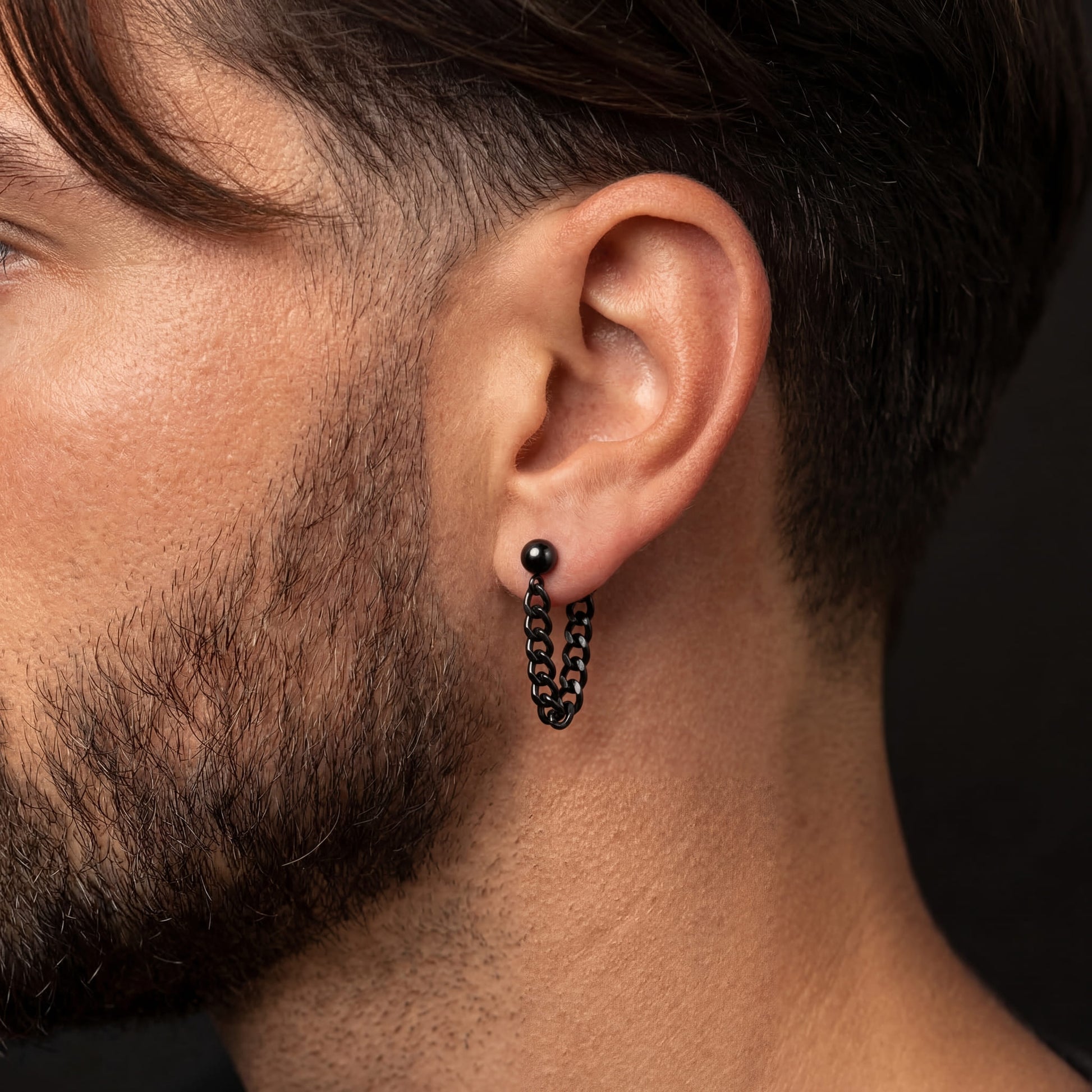 EDELSTAHL "CUBAN" OHRRINGE - ICERAIN JEWELRY