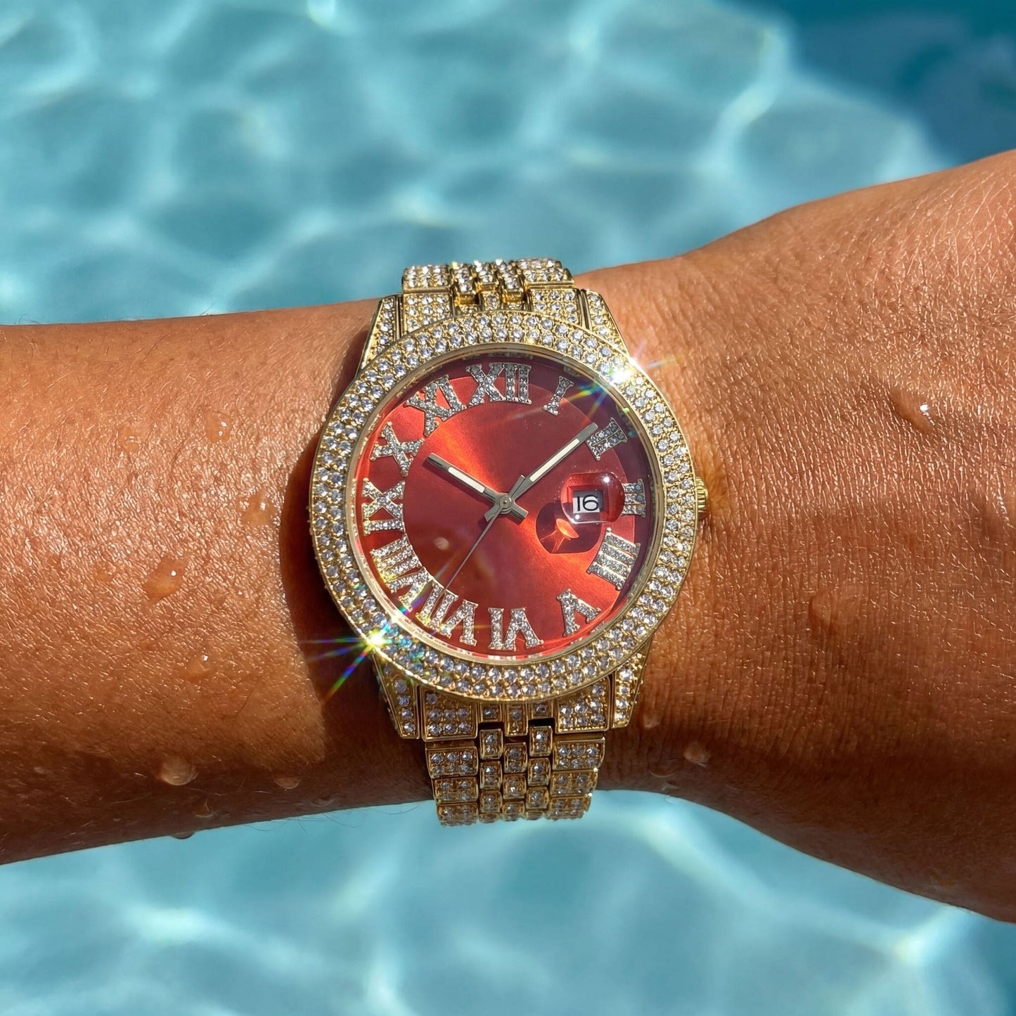 ICED OUT "REGINA" UHR - ICERAIN JEWELRY