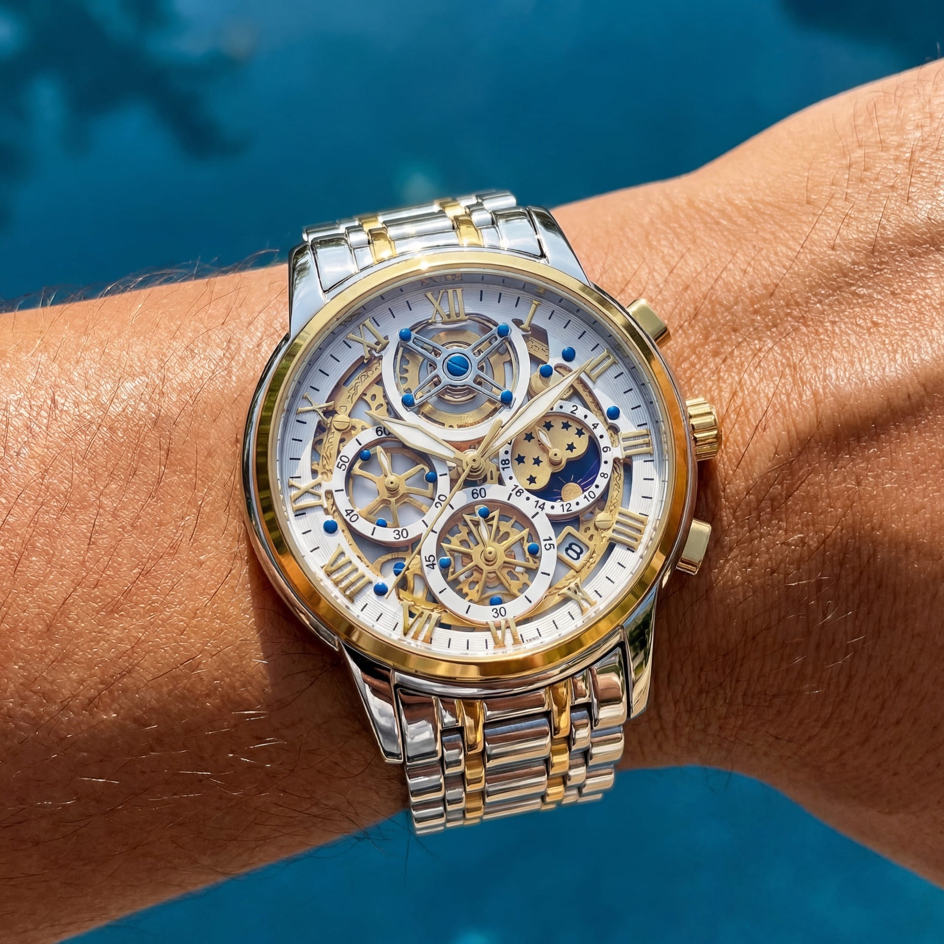 EDELSTAHL "FUTURISMA" UHR - ICERAIN JEWELRY