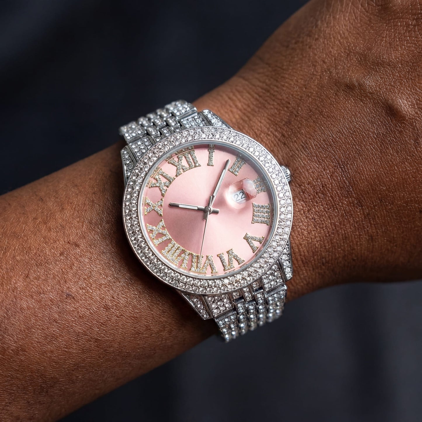 ICED OUT "REGINA" UHR - ICERAIN JEWELRY