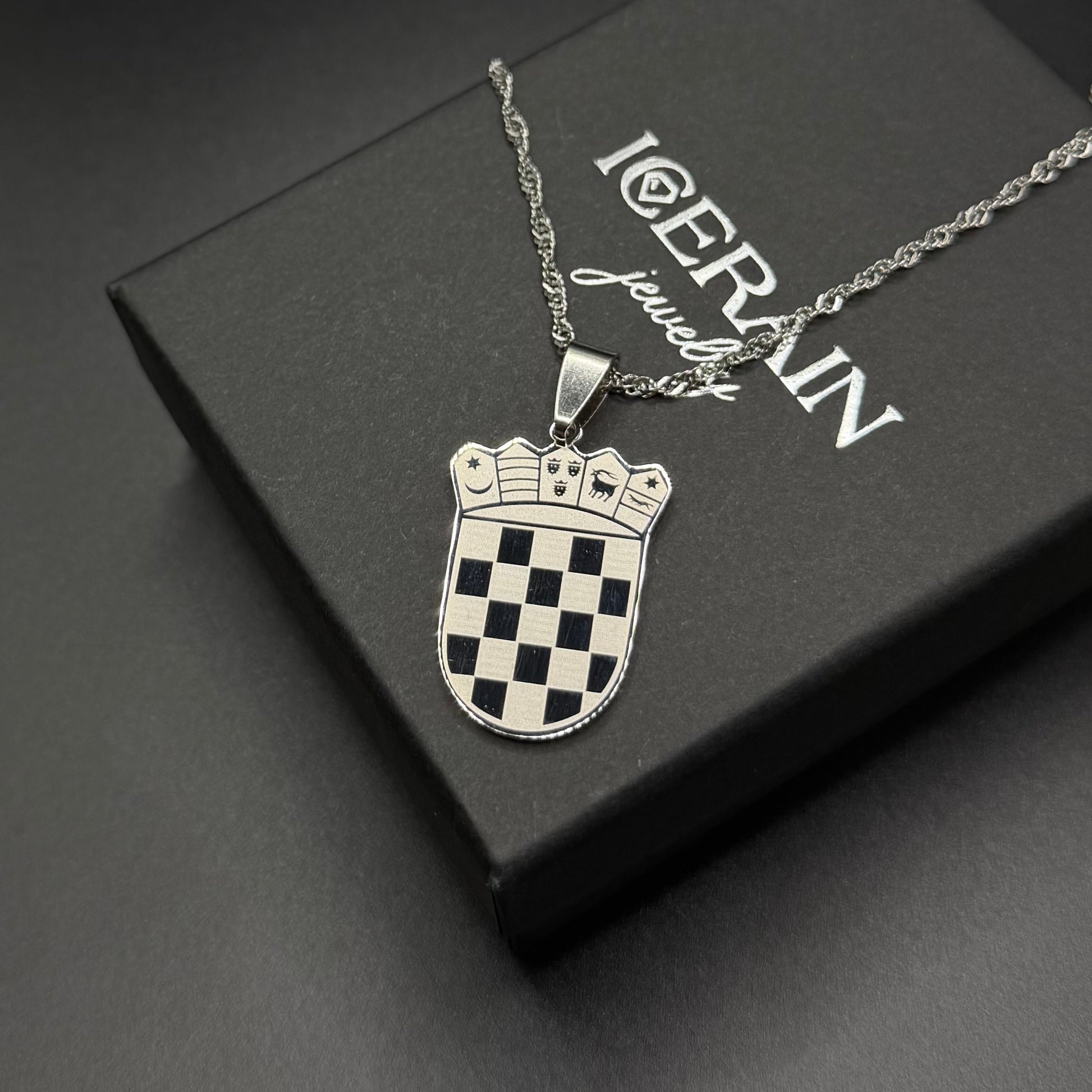 EDELSTAHL "CROATIA V2" LÄNDERKETTE - ICERAIN JEWELRY