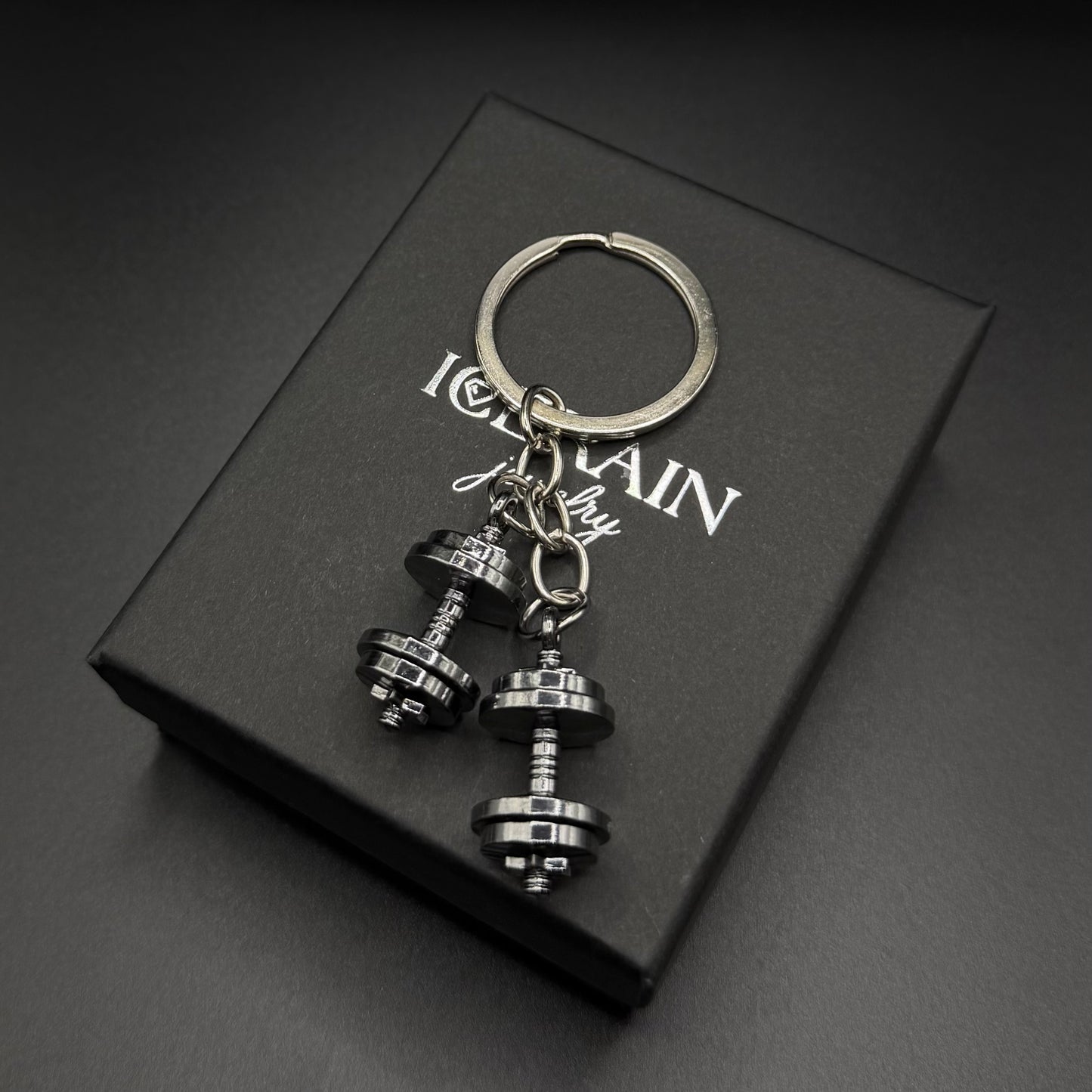 EDELSTAHL "GYM" SCHLÜSSELANHÄNGER - ICERAIN JEWELRY
