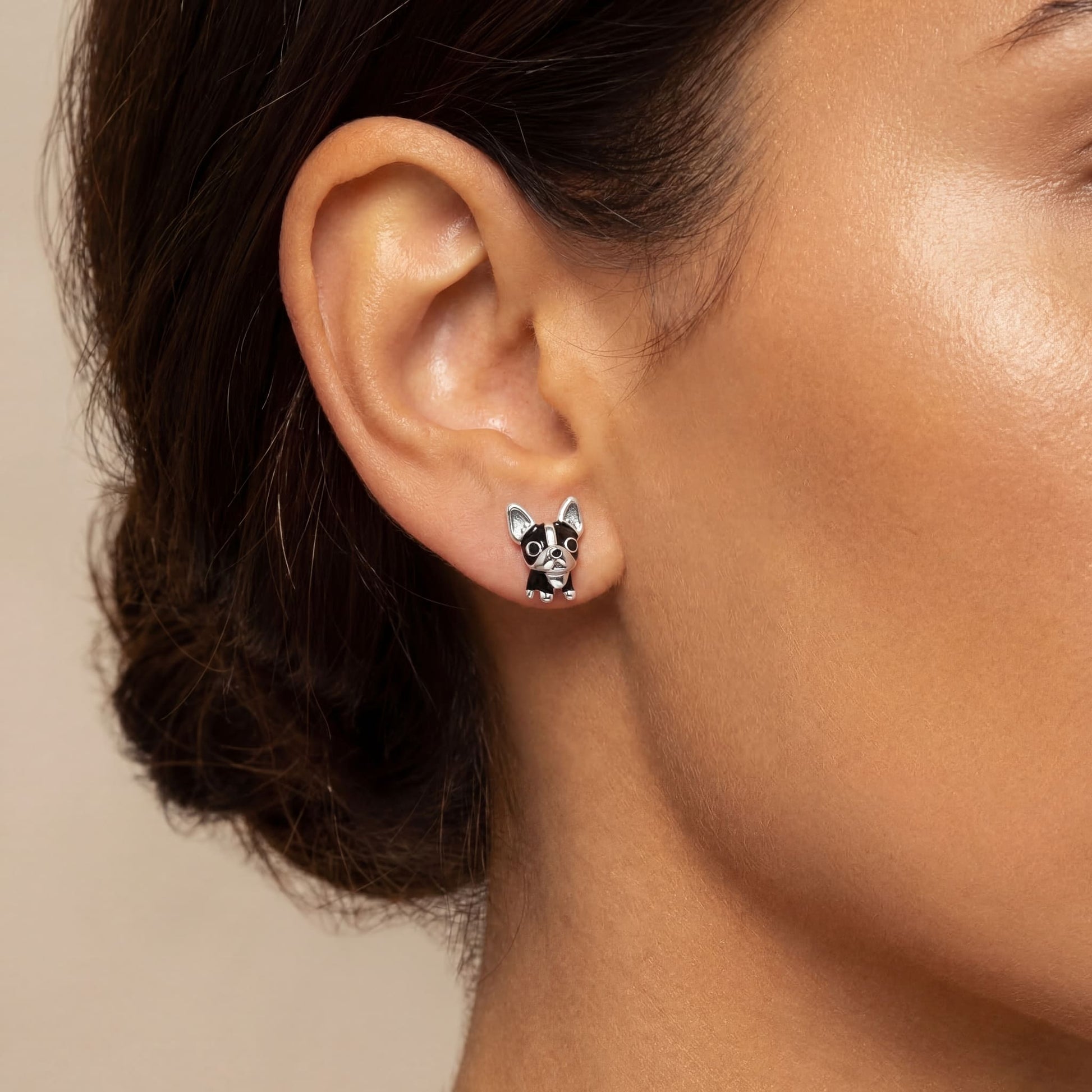 925S SILVER "CHIHUAUA" OHRRINGE - ICERAIN JEWELRY