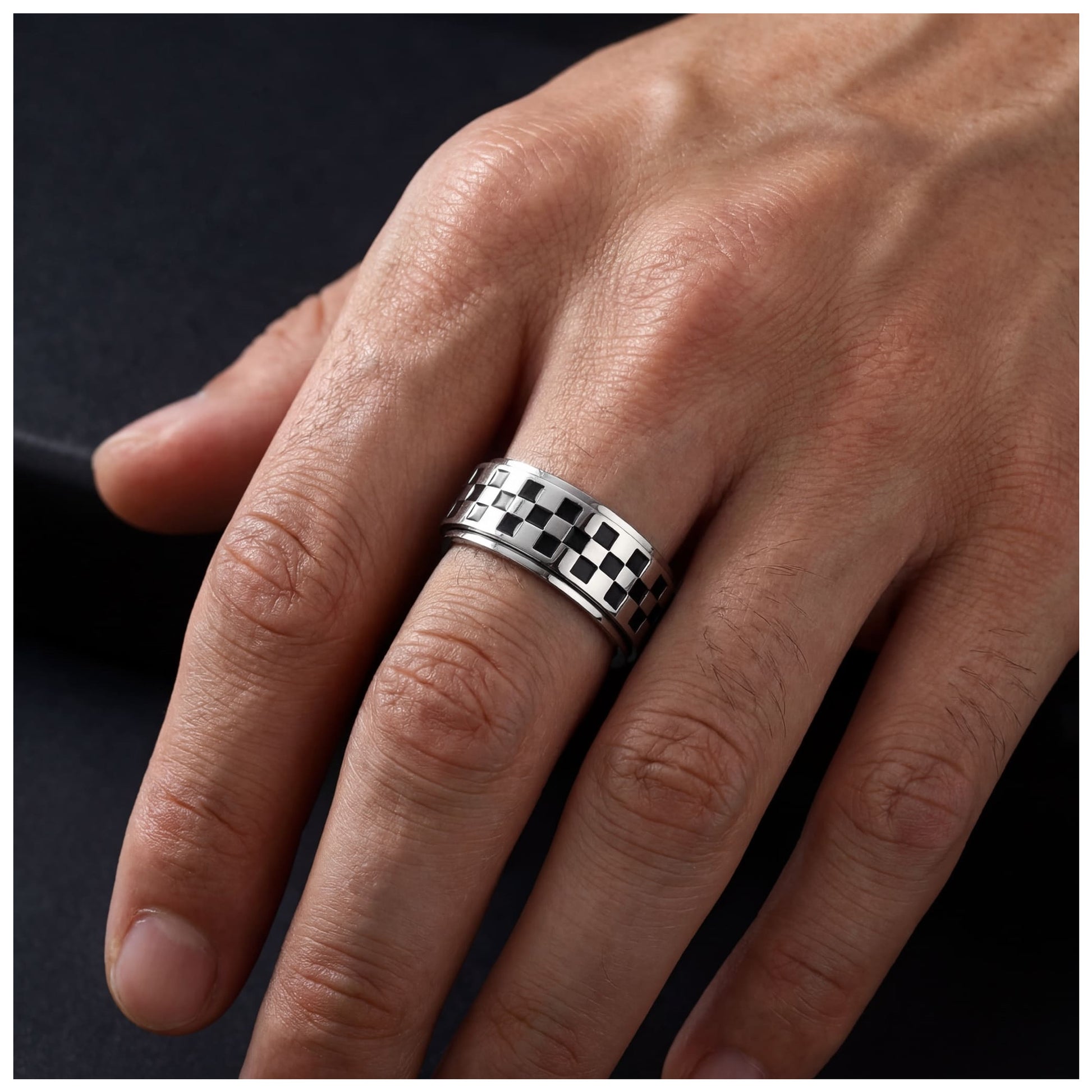 EDELSTAHL "RACE" RING - ICERAIN JEWELRY