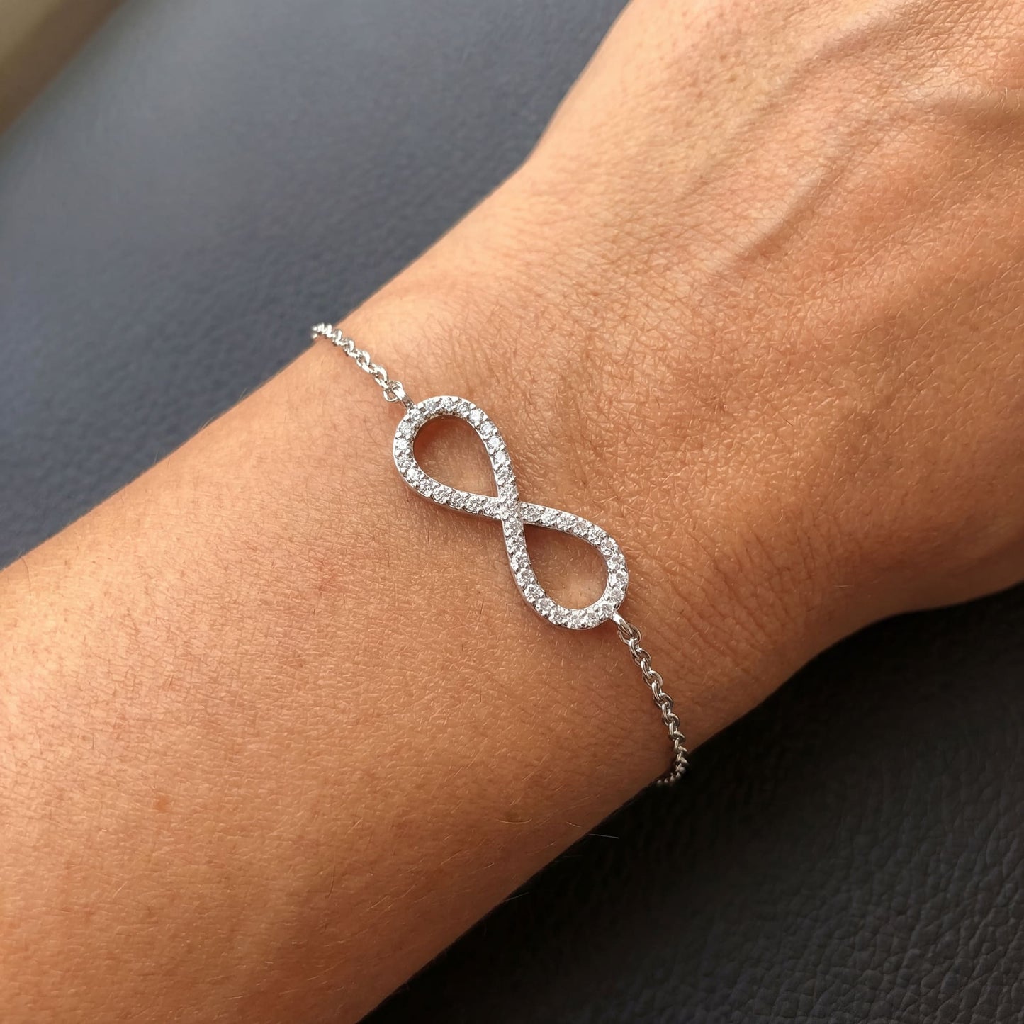 ICED OUT "INFINITY" ARMBAND - ICERAIN JEWELRY