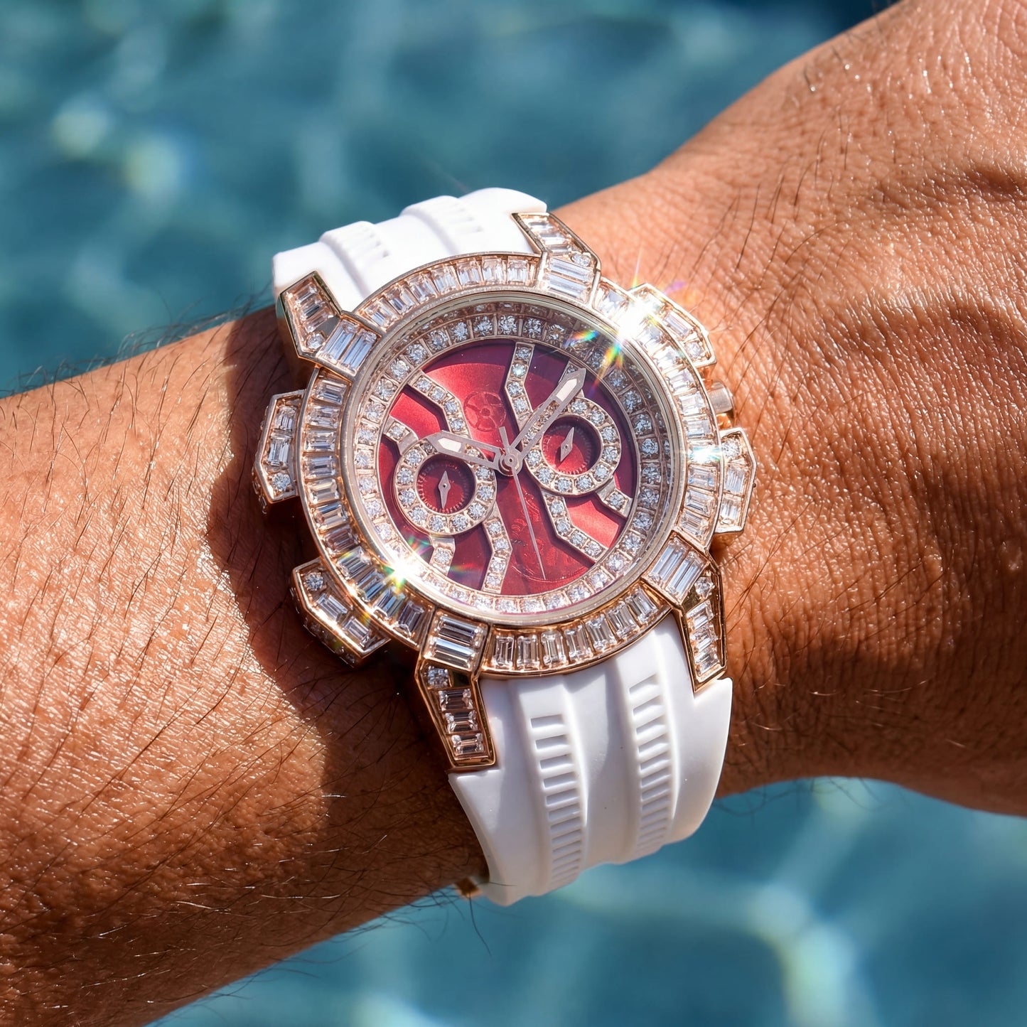 ICED OUT "SUNSTAR" UHR - ICERAIN JEWELRY