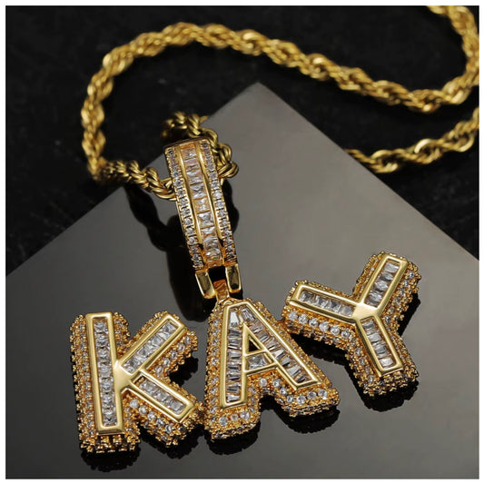 PERSONALISIERTE ICED OUT "CRYSTO" KETTE - ICERAIN JEWELRY