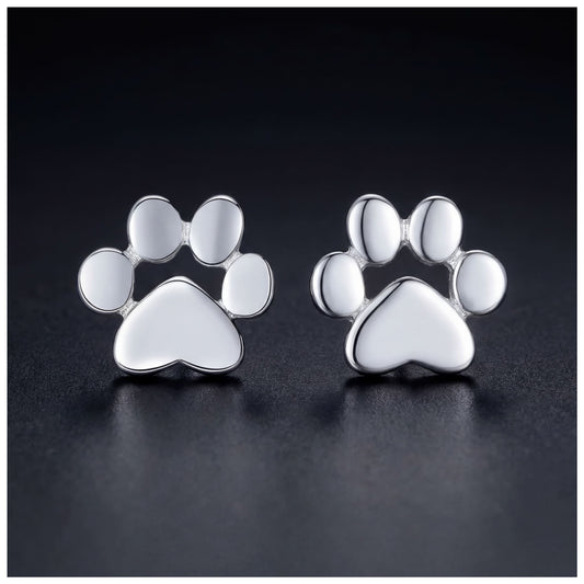 925S SILVER "DOG" OHRRINGE - ICERAIN JEWELRY