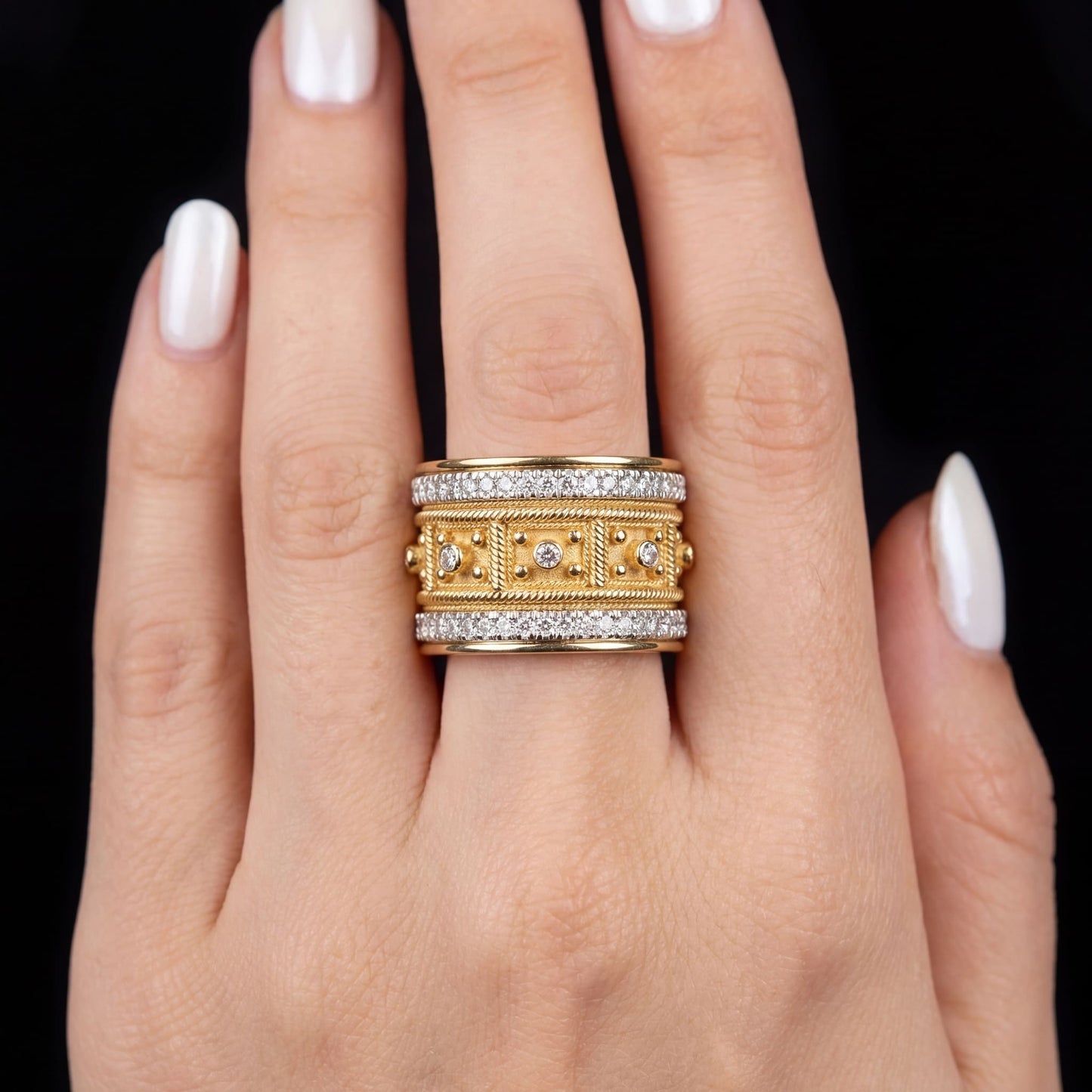 ICED OUT "GOLDEN CIRCLE" RING - ICERAIN JEWELRY