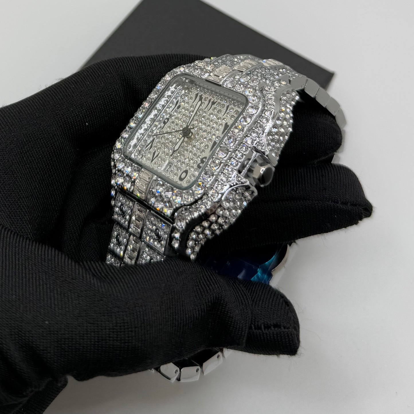 ICED OUT "ARABIC PIAZZA" UHR - ICERAIN JEWELRY