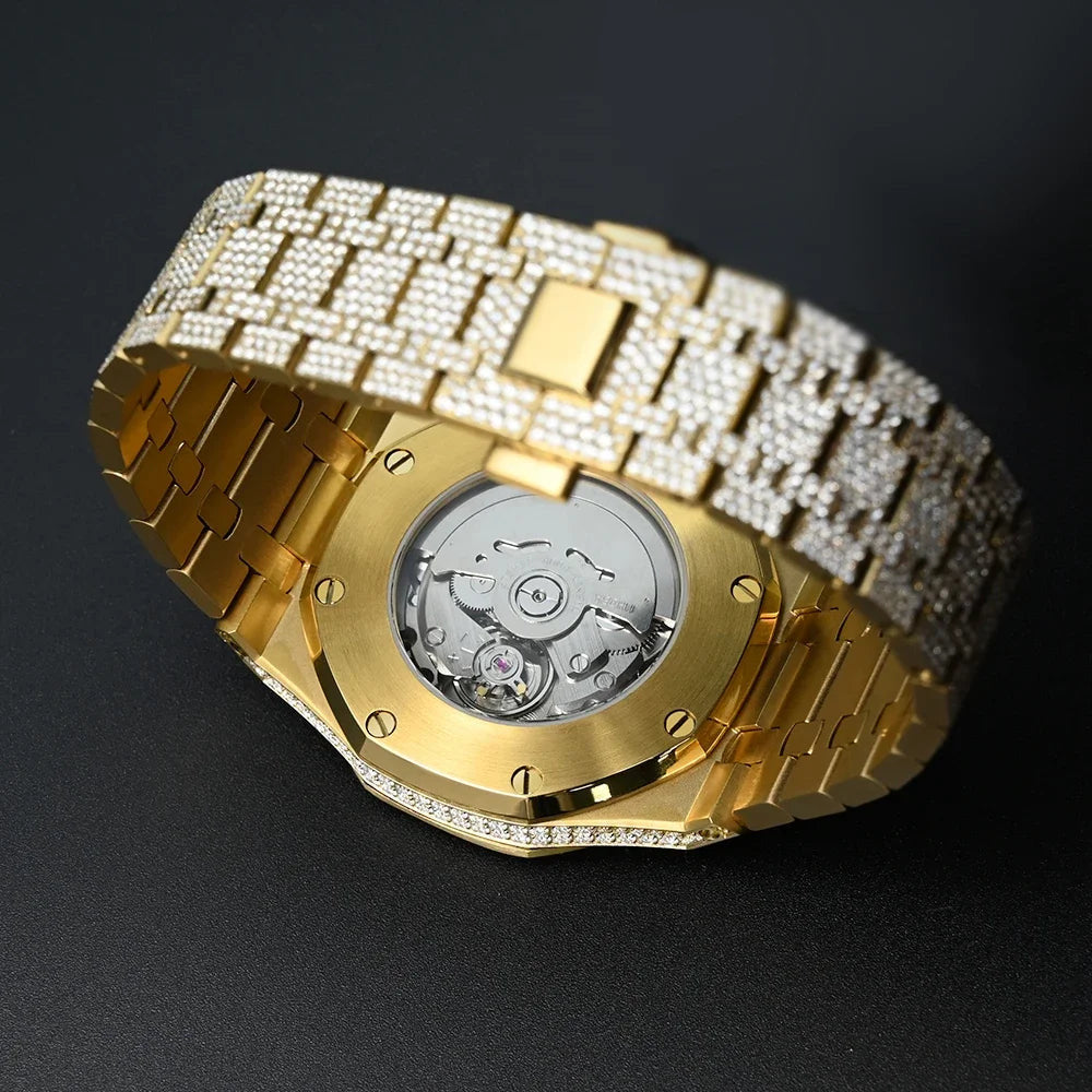 ICED OUT 42MM MOISSANITE "APOSTEL" UHR