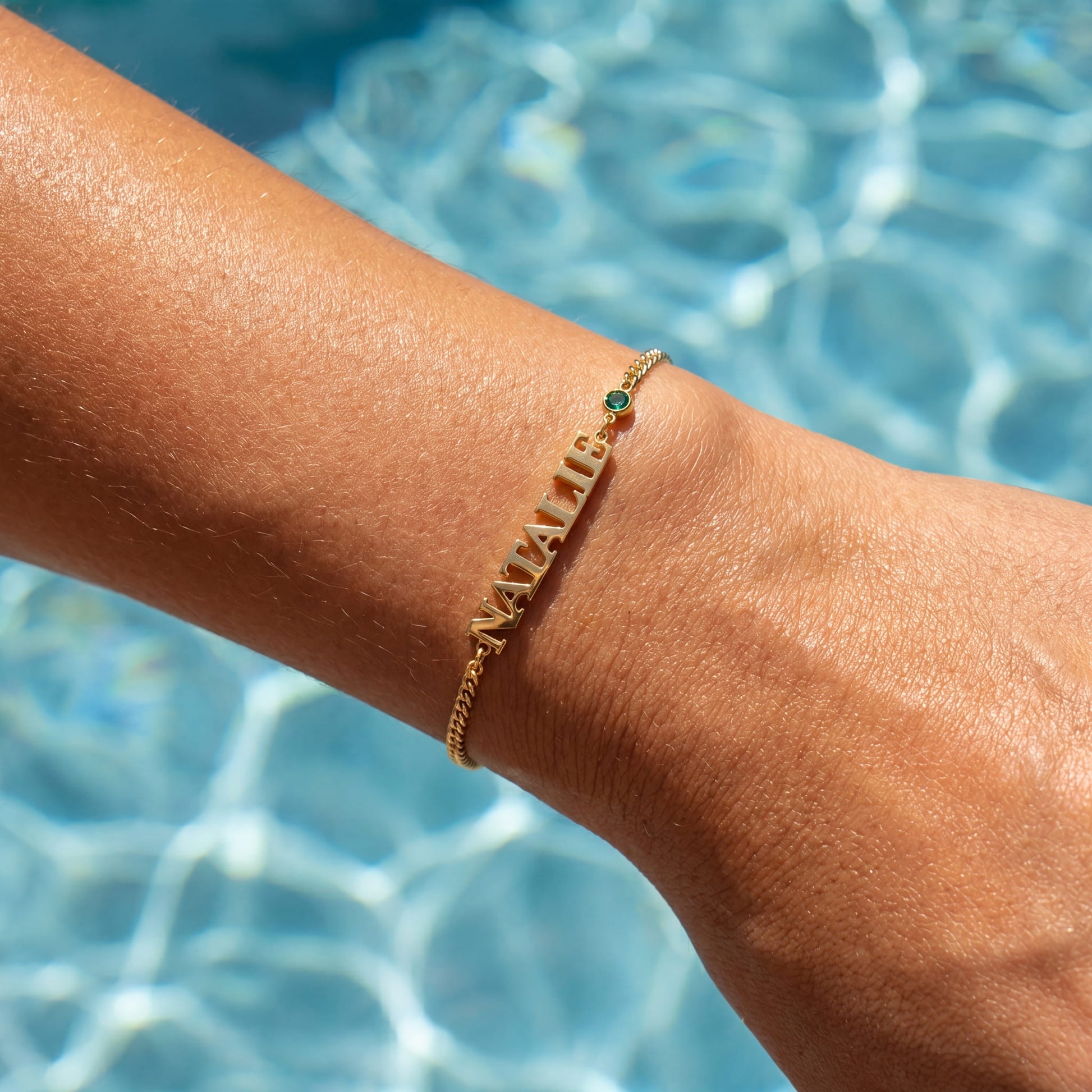 PERSONALISIERTES EDELSTAHL "LELOR" ARMBAND - ICERAIN JEWELRY