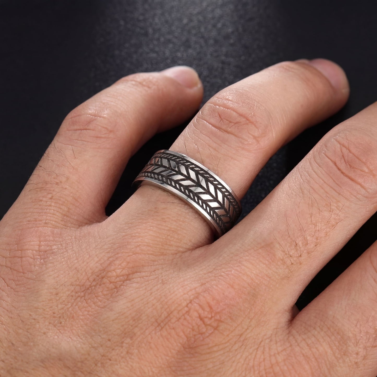 EDELSTAHL "CHUNKY" RING - ICERAIN JEWELRY