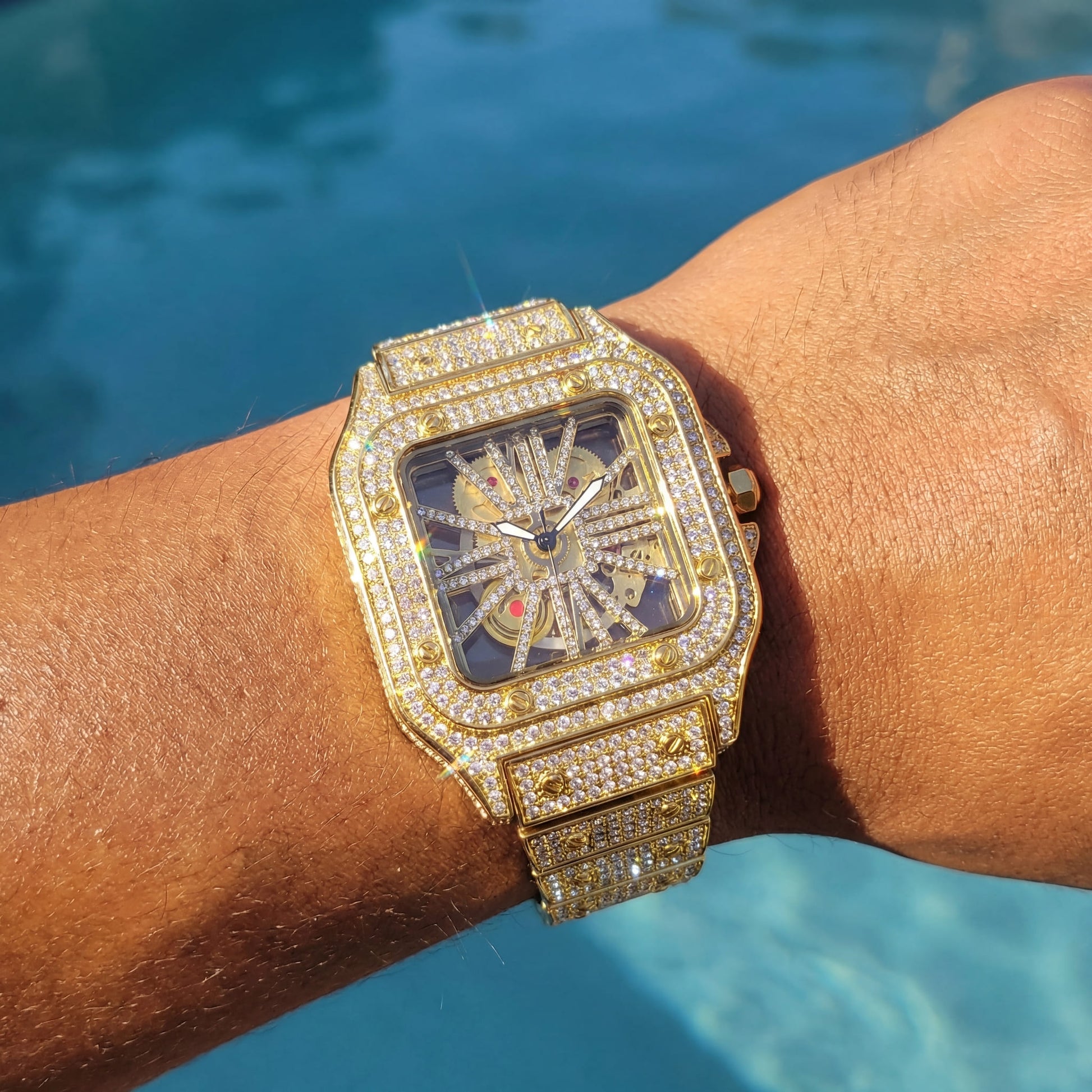 ICED OUT "PIAZZA V2" UHR - ICERAIN JEWELRY