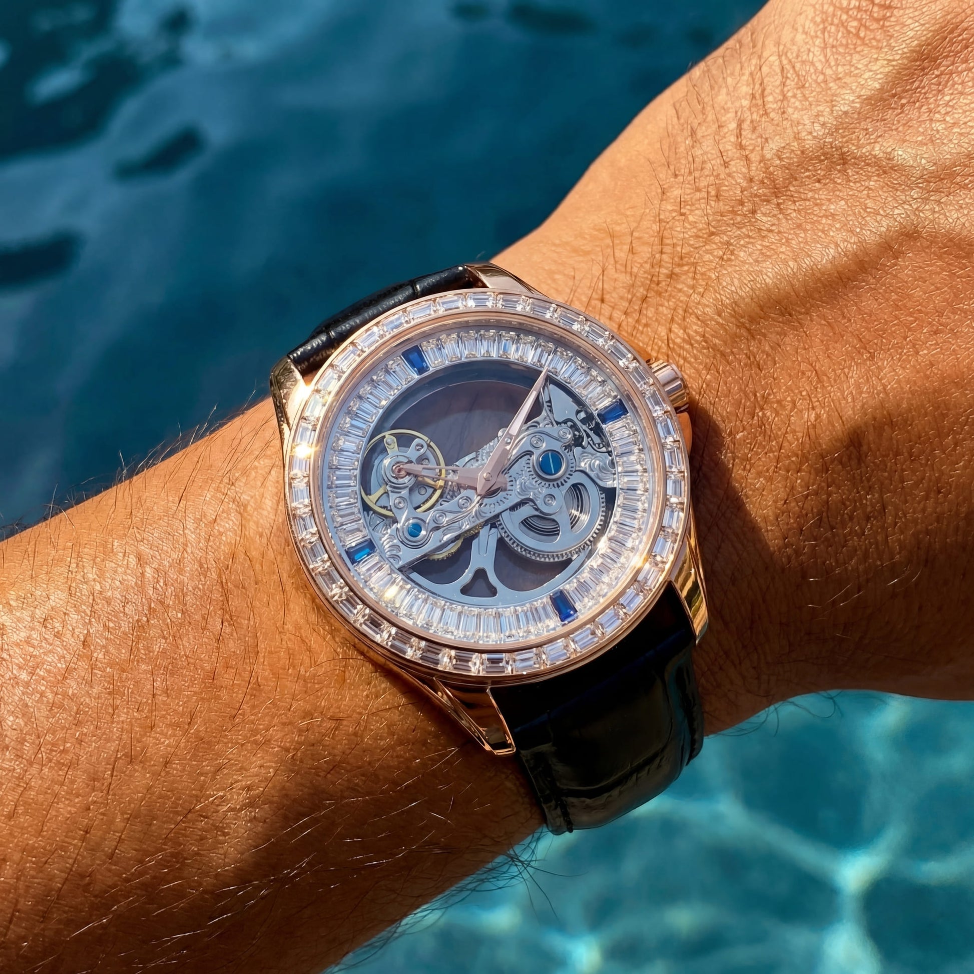 ICED OUT AUTOMATIK "MONTRANACO V2" UHR - ICERAIN JEWELRY