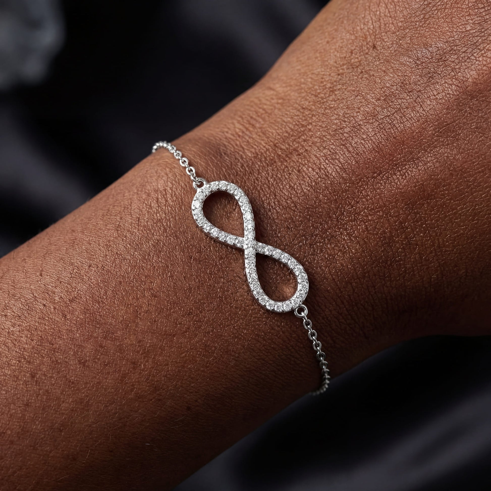 ICED OUT "INFINITY" ARMBAND - ICERAIN JEWELRY
