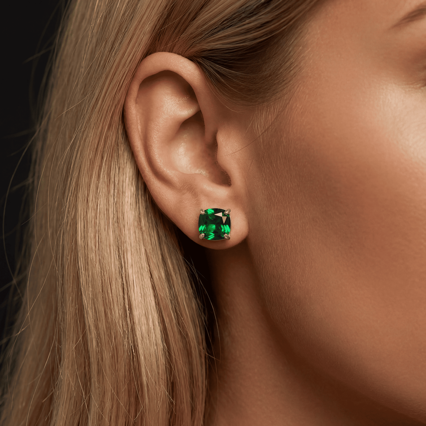 ICED OUT "GREEN VERSAILLE" OHRRINGE - ICERAIN JEWELRY