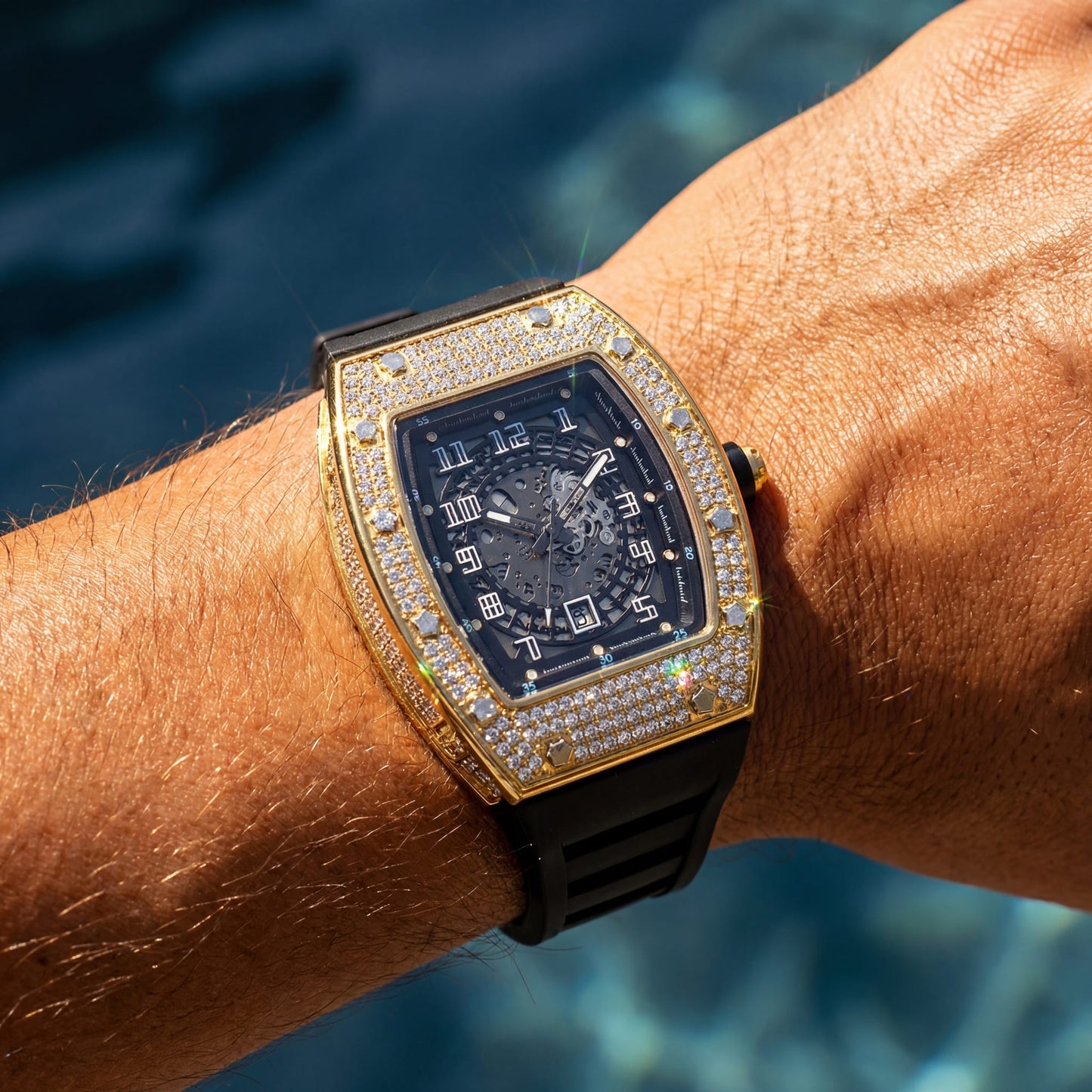 ICED OUT "SCARAPONE" UHR - ICERAIN JEWELRY