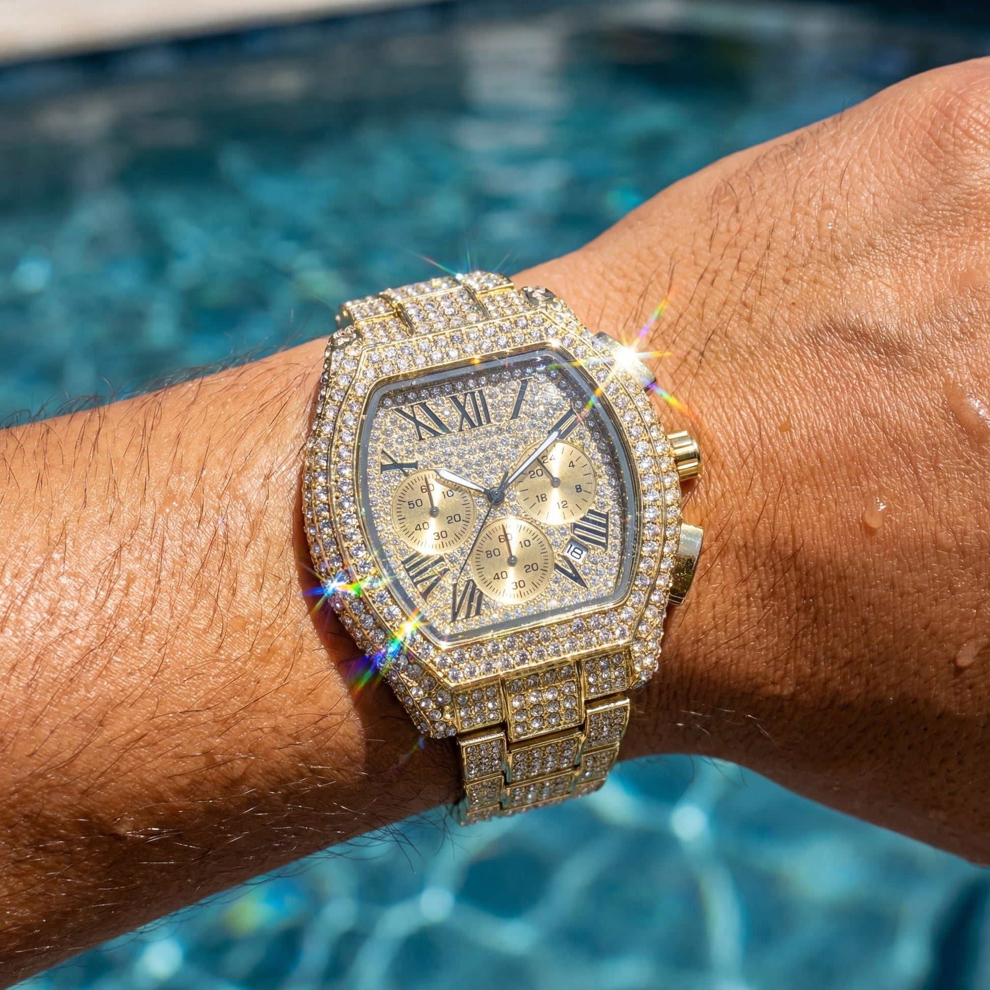ICED OUT "FIERO" UHR - ICERAIN JEWELRY